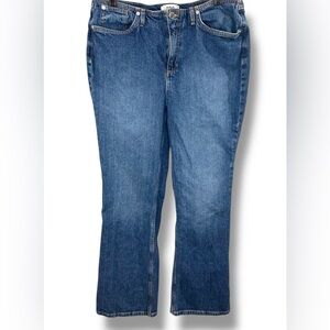 BDG Medium Dark Wash Straight Leg Jeans Urban Outfitters Relaxed